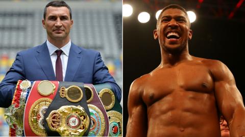 Wladimir Klitschko and Anthony Joshua