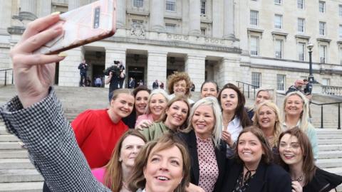 Sinn Féin's female MLAs take a selfie