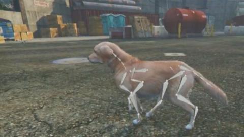 AI generated dog on Grand Theft Auto