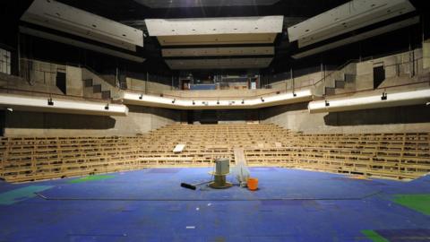 View of the Haymarket Theatre auditorium from the stage