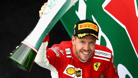 Ferrari F1 driver Sebastian Vettel