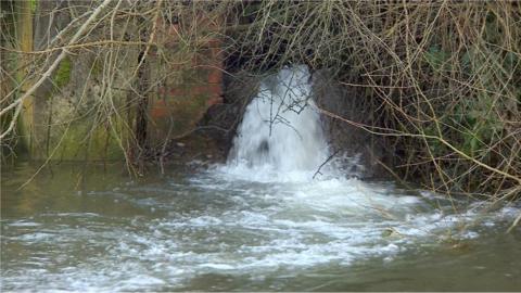 River Coln discharge