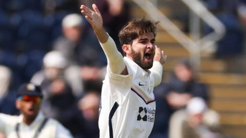 Shaheen Shah Afridi celebrating a wicket