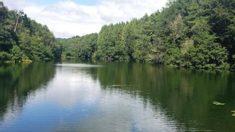 Woodchester Park lake