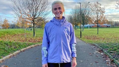 Samantha Harrison at Parkrun in Long Eaton