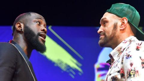 Deontay Wilder and Tyson Fury