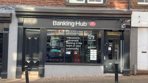 The new banking hub on Senhouse Street in Maryport