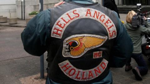 A Hells Angels Holland member. File photo