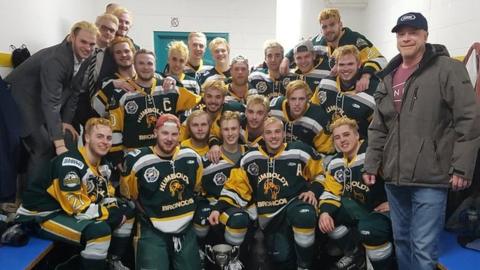 The Humboldt Broncos junior hockey team