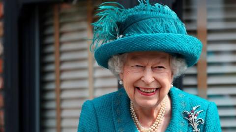 The Queen visits the set of Coronation Street, Manchester, July 8, 2021