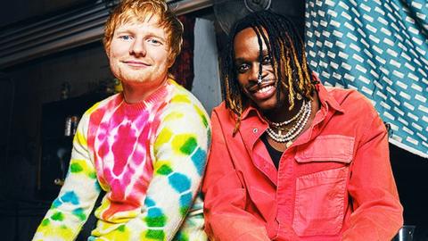 A picture of Ed Sheeran and Fireboy DML
