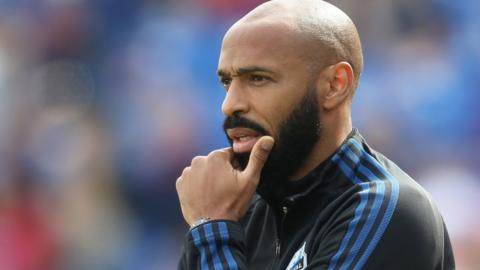 Thierry Henry on the sidelines at MLS club Montreal