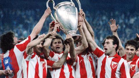 Red Star with European Cup