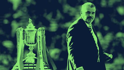 Ange Postecoglou trophy graphic