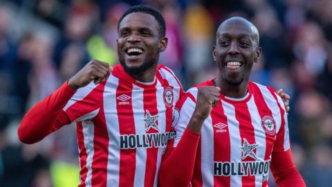 Brentford duo Frank Onyeka and Yoane Wissa