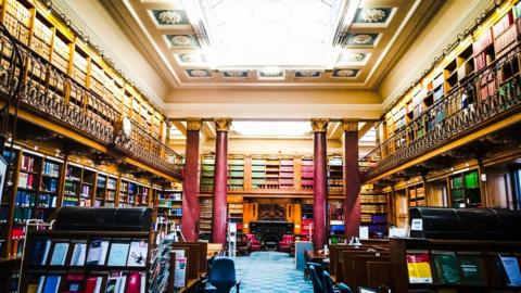 Library at London's Law Society, Holborn