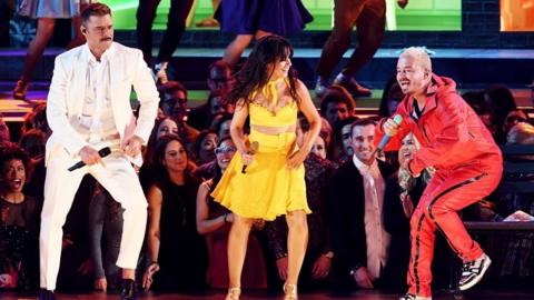 Ricky Martin, Camila Cabello and J Balvin