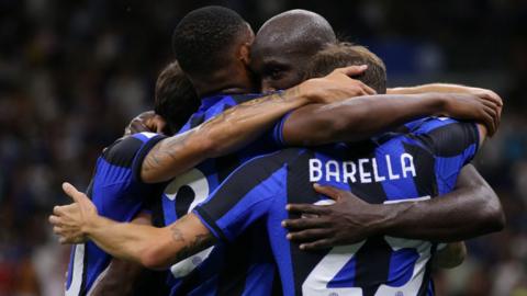 Inter Milan celebrate