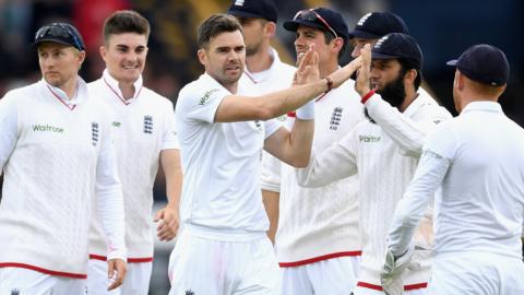 England celebrate