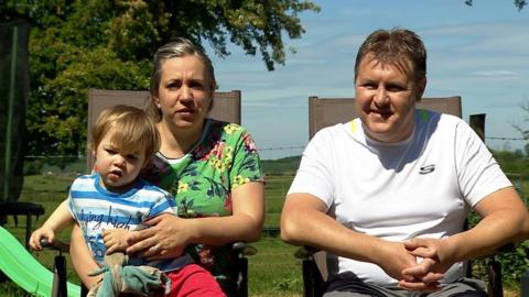 Chris Jarvis with his family