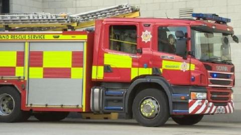 An appliance at Central community fire station was not in use on Tuesday