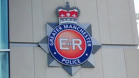Greater Manchester Police headquarters sign