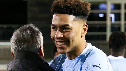 Morgan Rogers was part of the Manchester City side that won the 2019-20 FA Youth Cup, beating Chelsea in the final