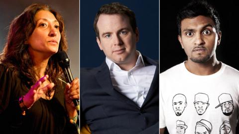 Shazia Mirza, Matt Forde and Nazeem Hussain