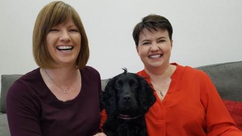 Jen Wilson and Ruth Davidson