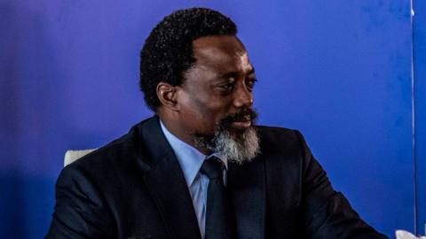 President of the Democratic Republic of Congo, Joseph Kabila, holds a press conference for the first time in five years on January 26, 2018