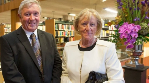 Eric Kinsella and his wife Barbara made the €30m donation