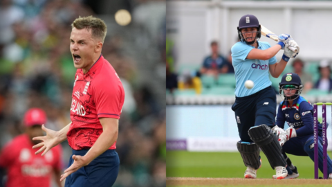 Sam Curran and Nat Sciver