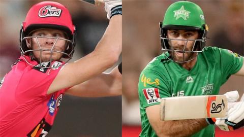 Sydney Sixers captain Steve Smith and Melbourne Stars captain Glenn Maxwell