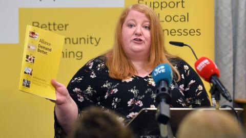 Alliance leader Naomi Long