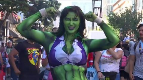A female Hulk