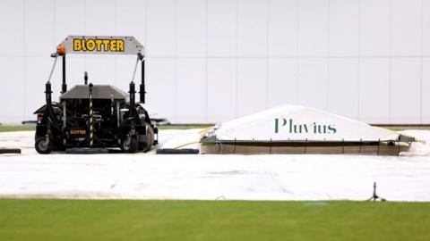 The covers never came off on day two at Derby