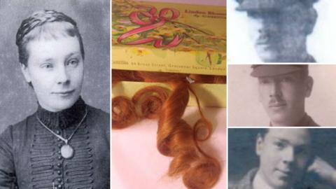 Kitty Wilmot, her sons and their childhood hair
