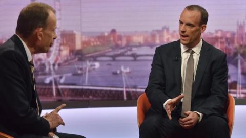 Andrew Marr and Dominic Raab