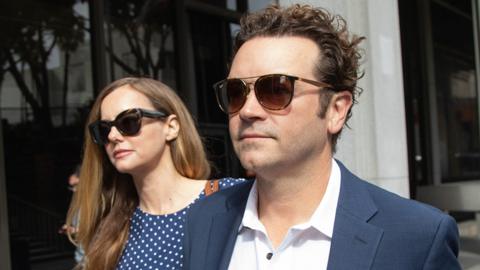 Bijou Phillips and Danny Masterson arrive in court for his rape retrial in May