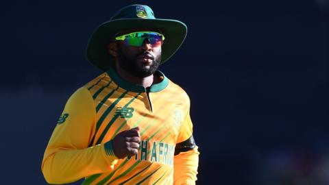 South Africa batsman Temba Bavuma during a T20 international