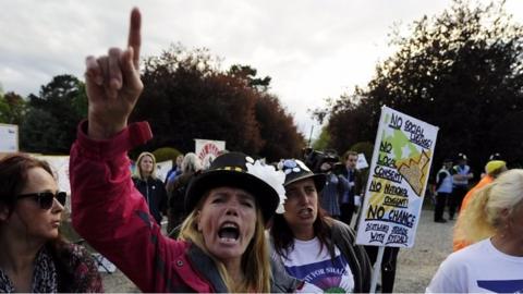 Fracking protester, Kirby Misperton