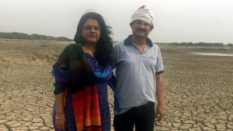 Trupti Jain and Biplab Khetan Paul (right)