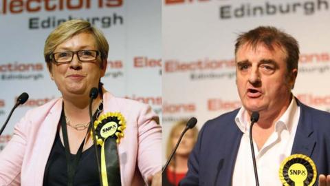 Joanna Cherry and Tommy Sheppard