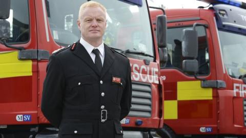 Tyne and Wear's chief fire officer Chris Lowther