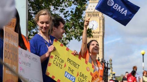 Doctors on strike