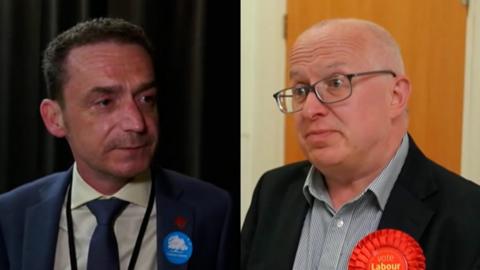 Both party leaders claim to have had good nights as Labour holds control of the borough council.
