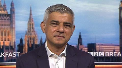 London mayor Sadiq Khan