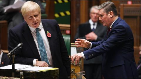 Boris Johnson and Keir Starmer