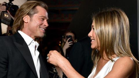 Brad Pitt and Jennifer Aniston at the SAG Awards