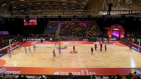 A photo of the Netball World Cup 2023 in South Africa